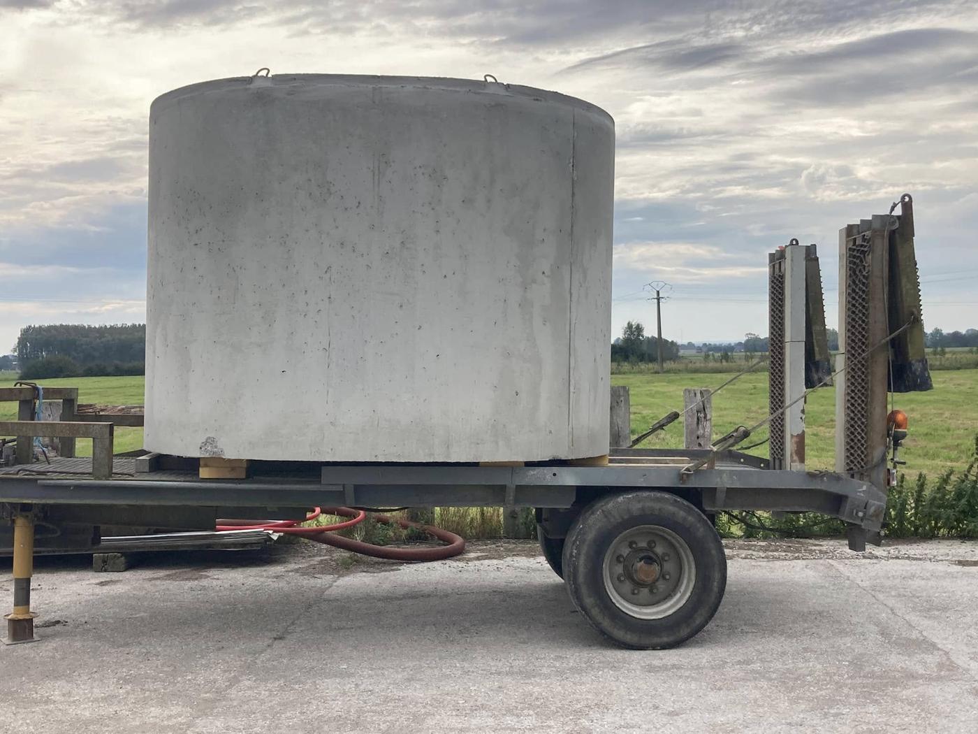 Cuve de 10 000 L pour l'eau de pluie